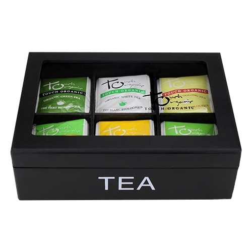 Touch Organic TEA-TO-GO Teas & Glass Bottle/Tumbler/Infuser Set NEW In Box!